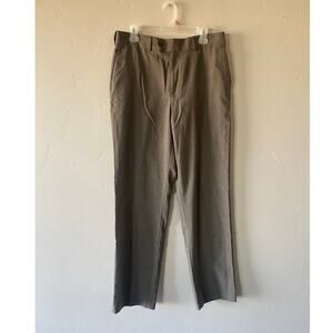 Stafford Performance Mens Brown Dress Pants- Size 34x34 Classic Fit